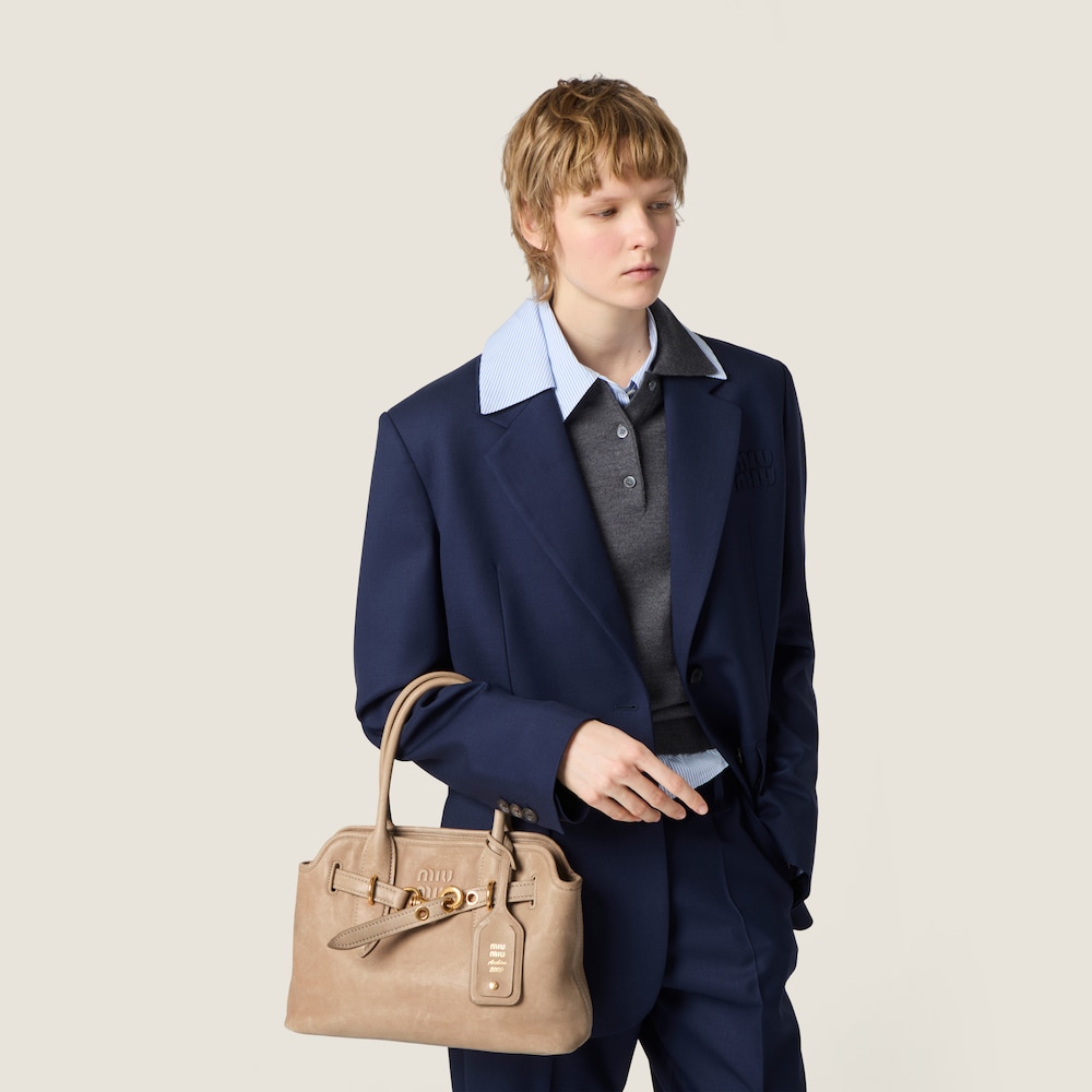 Miu Miu Aventure nappa leather bag Cord
