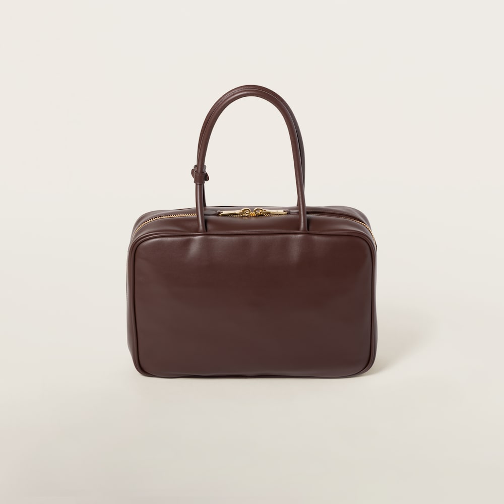 Miu Miu Beau leather bag Briarwood