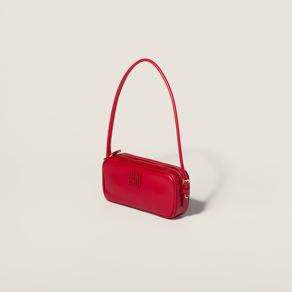 Miu Miu Leather pouch Red