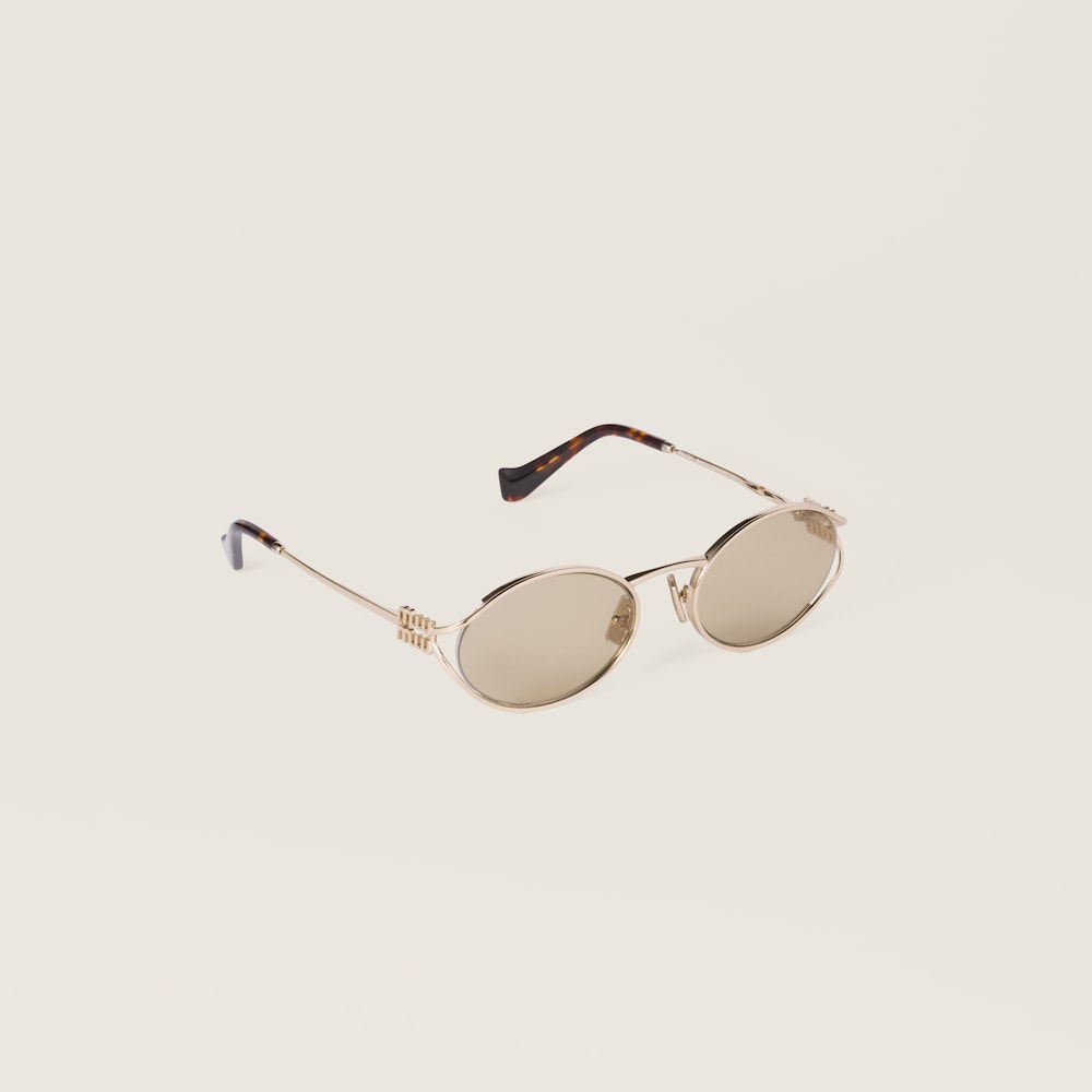 Miu Miu Logo sunglasses - Camomile Lenses