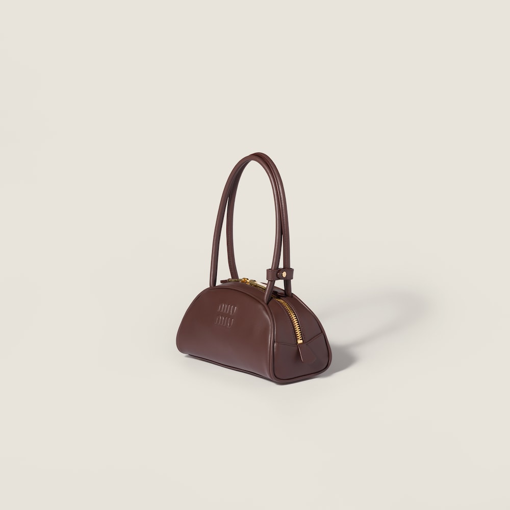 Miu Miu Beau leather bag Briarwood