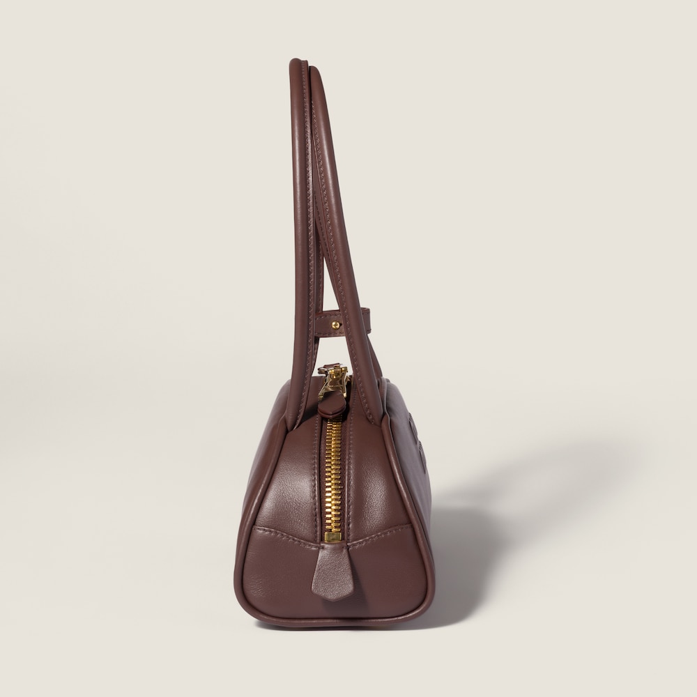 Miu Miu Beau leather bag Briarwood