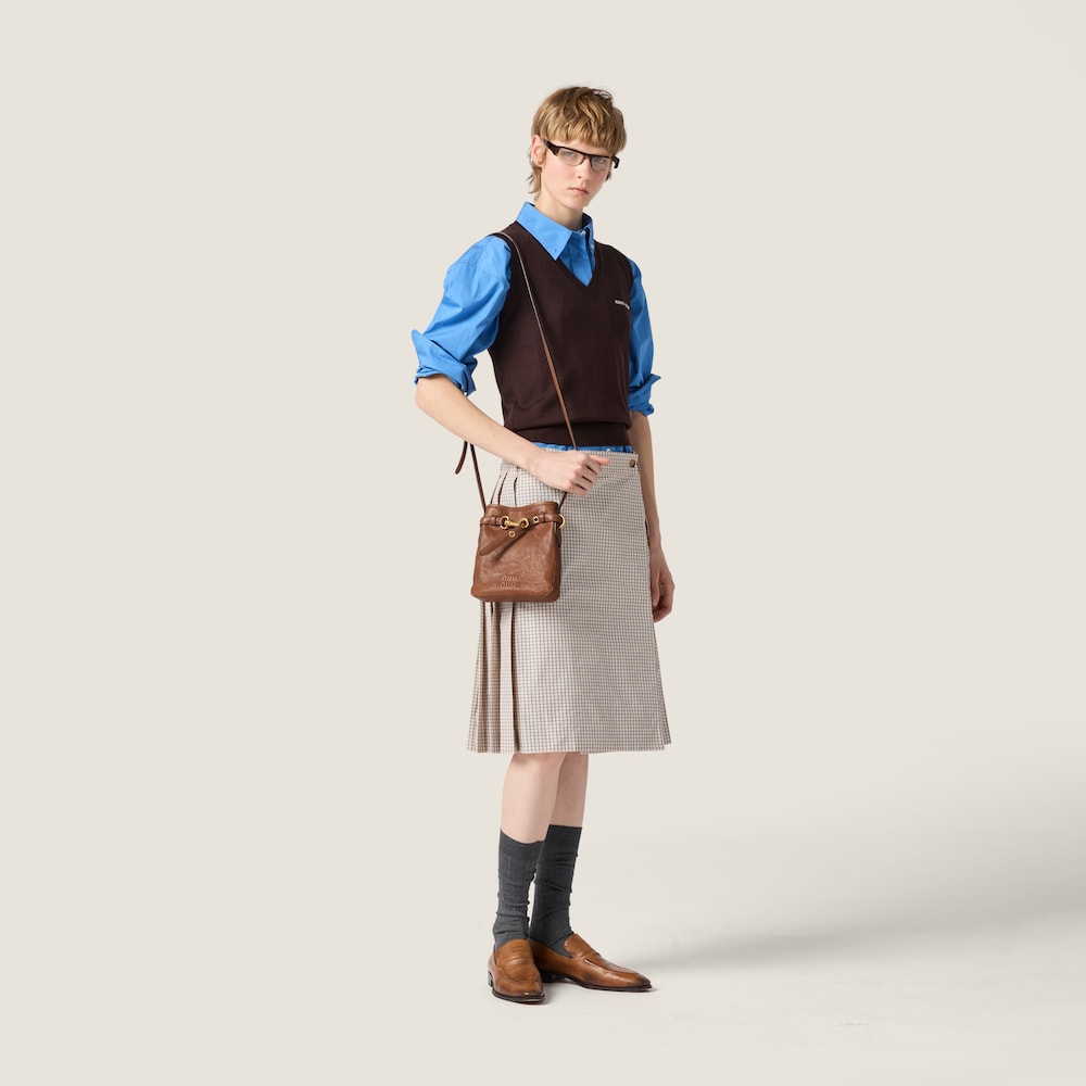 Miu Miu Wool sweater vest Cocoa Brown