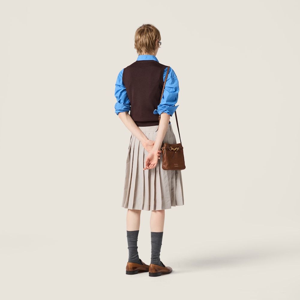 Miu Miu Wool sweater vest Cocoa Brown