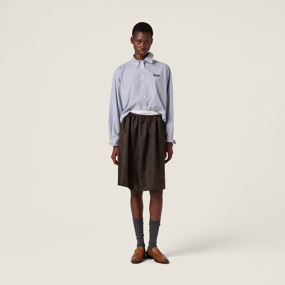 Miu Miu Poplin shirt Navy