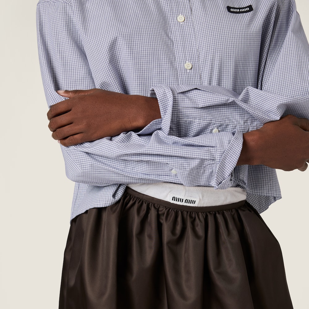 Miu Miu Poplin shirt Navy