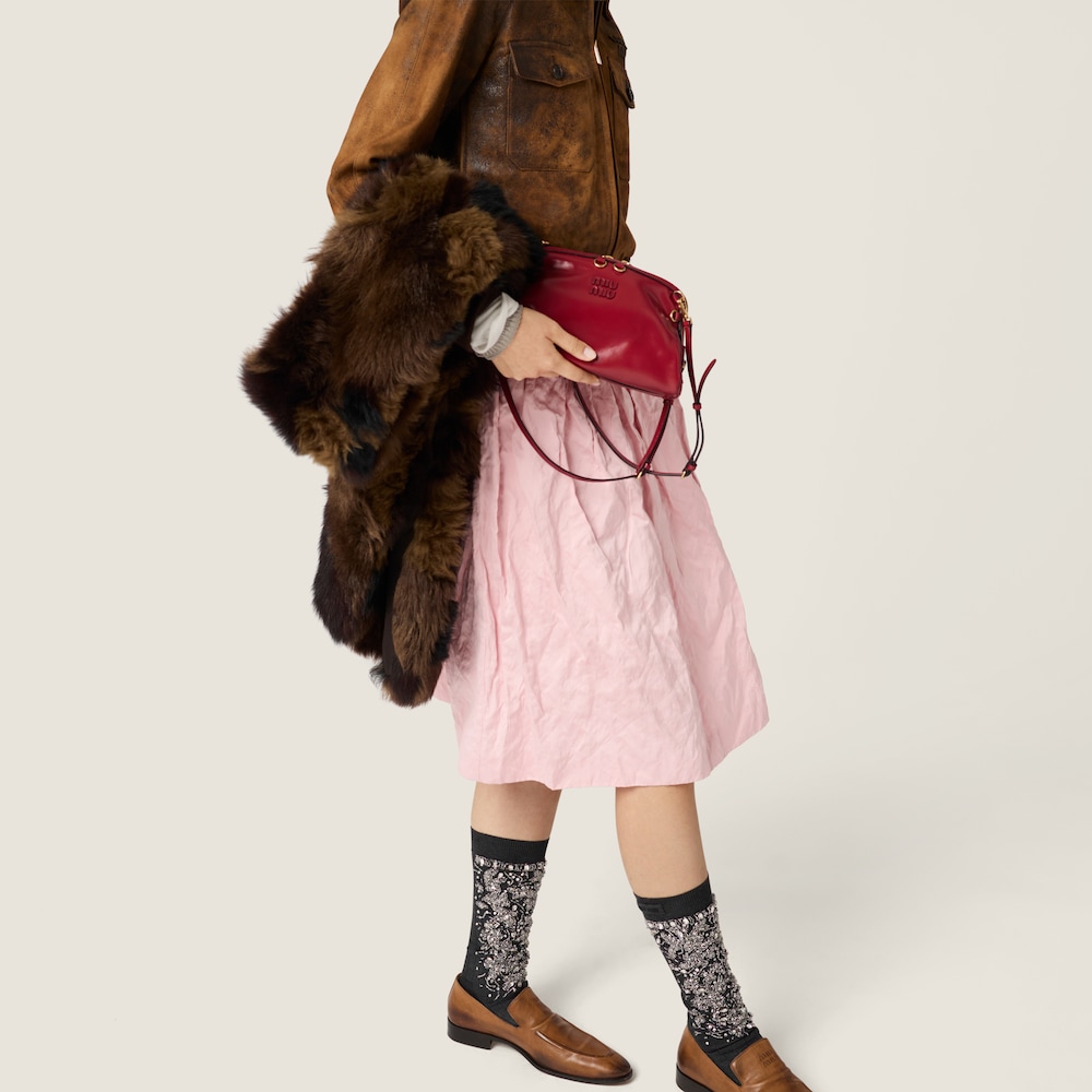 Miu Miu Duchesse skirt Petal Pink