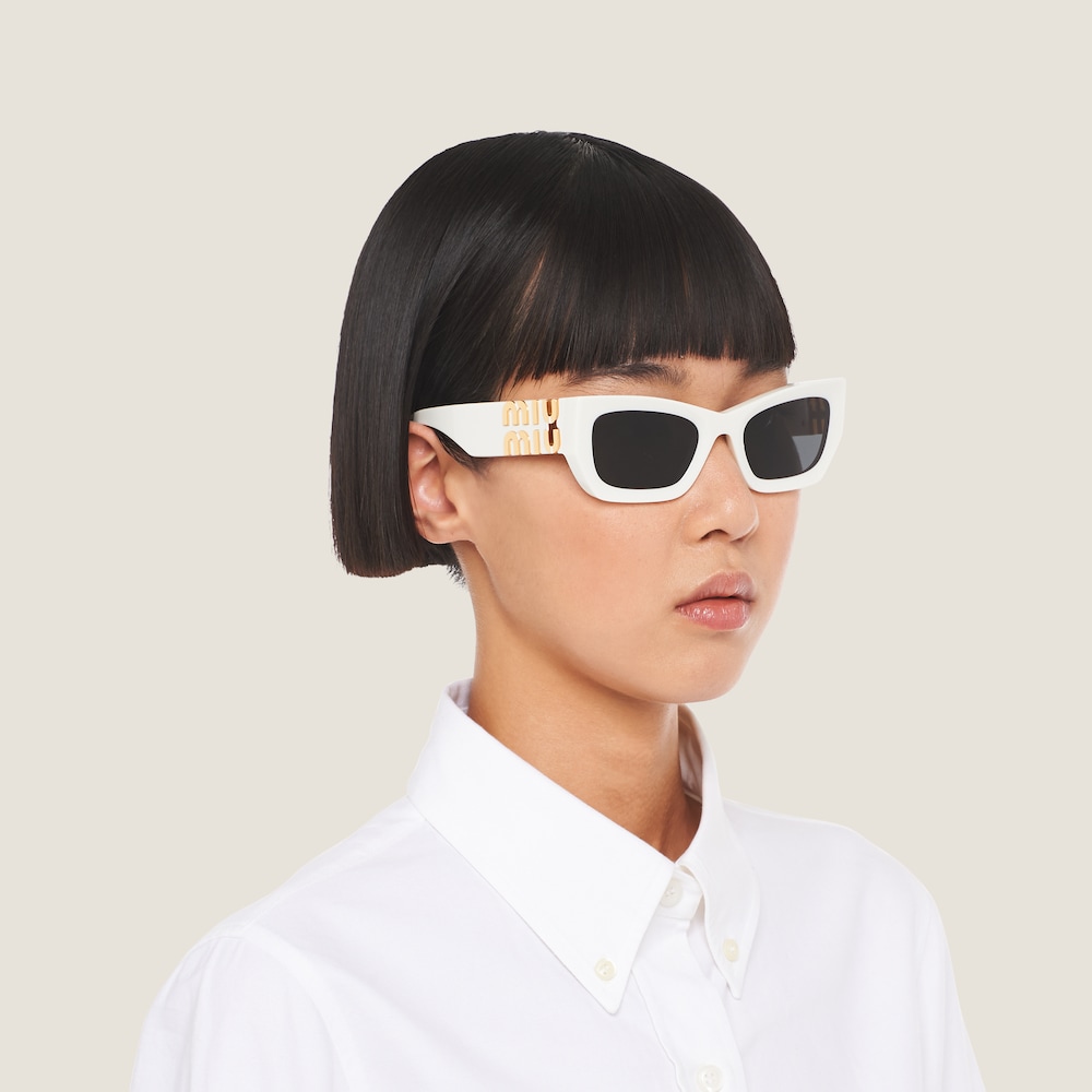 Miu Miu Glimpse sunglasses - Slate Gray Lenses