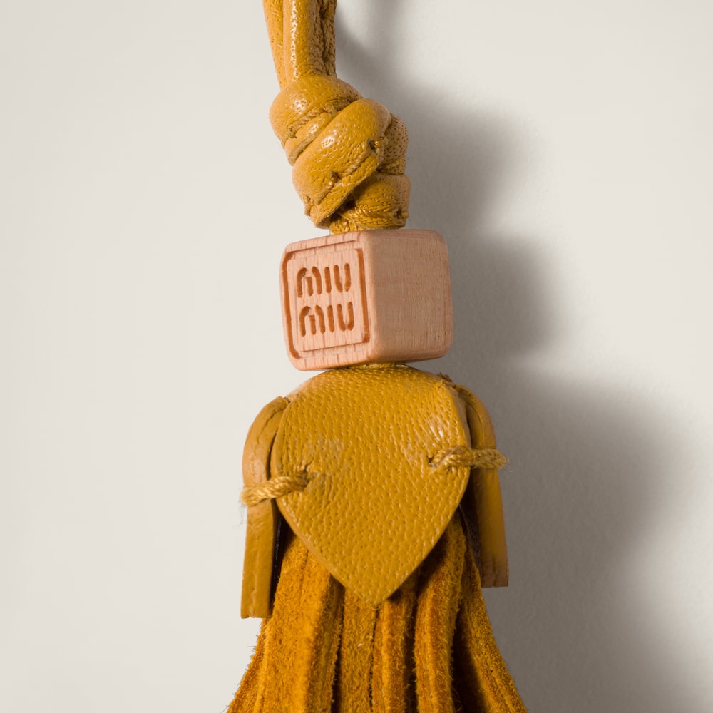 Miu Miu Leather micro trick - Whiskey