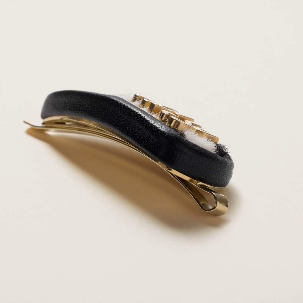 Miu Miu Hair clip set - White