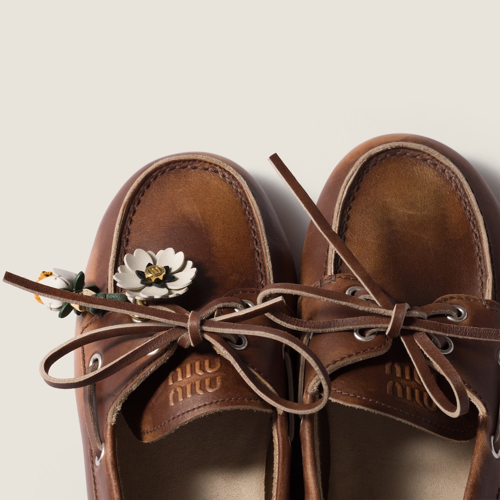 Miu Miu Leather micro trick - Chalk White/Black