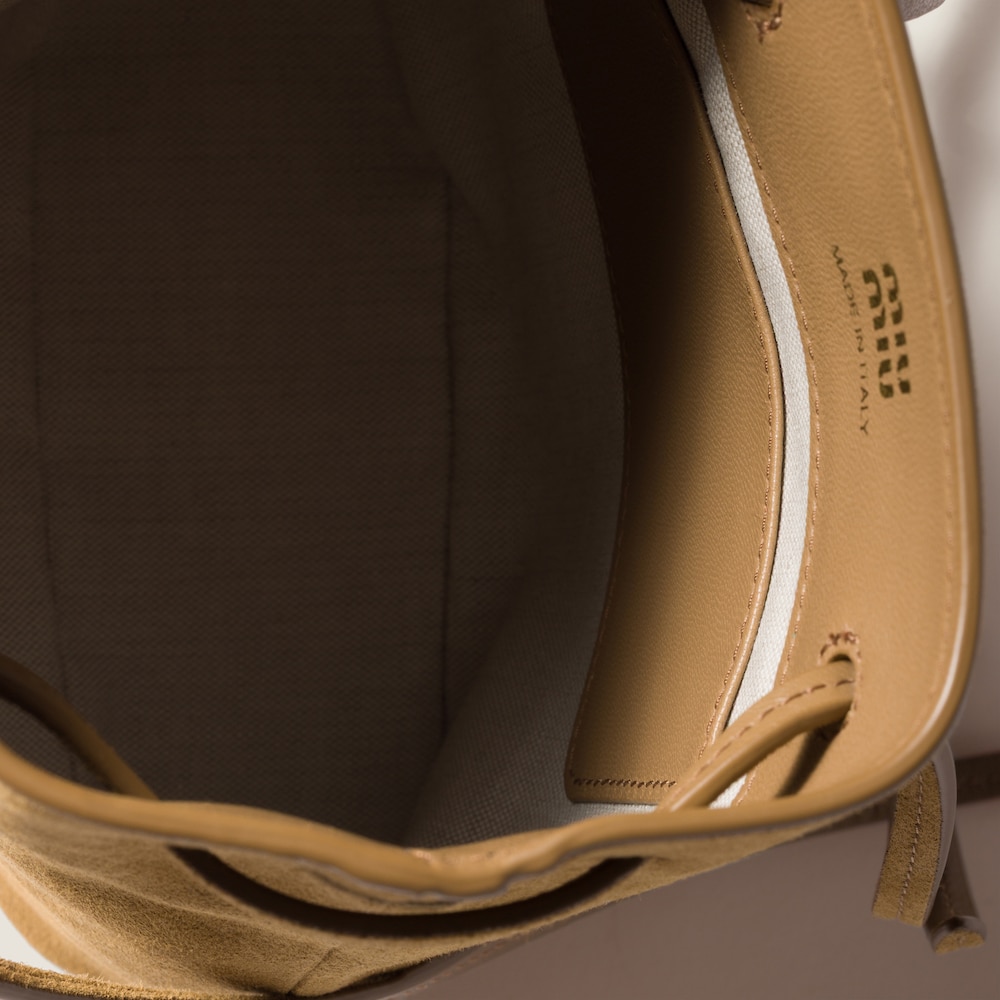 Miu Miu Suede pouch - Olive Green