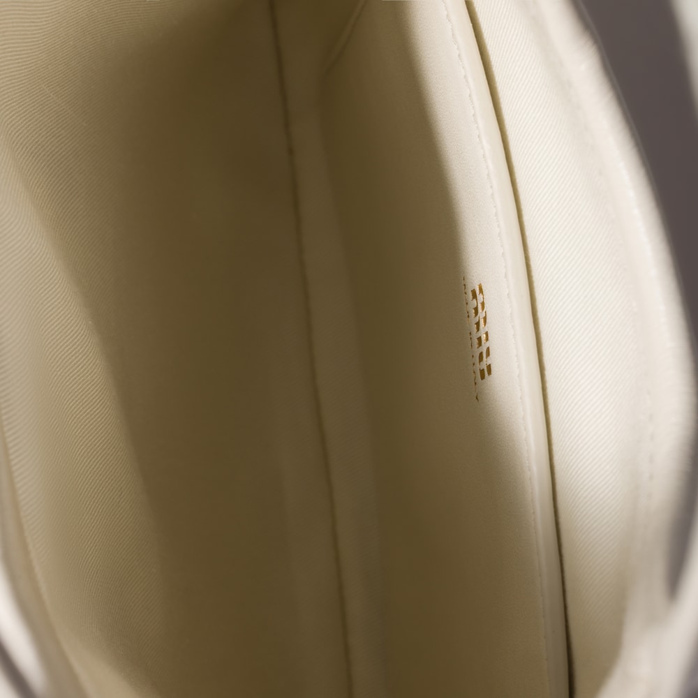 Miu Miu Ivy leather handbag White