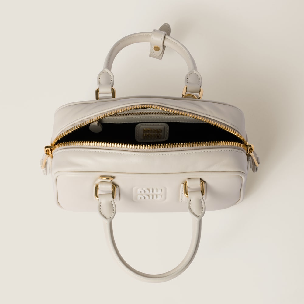 Miu Miu Arcadie leather bag Chalk White