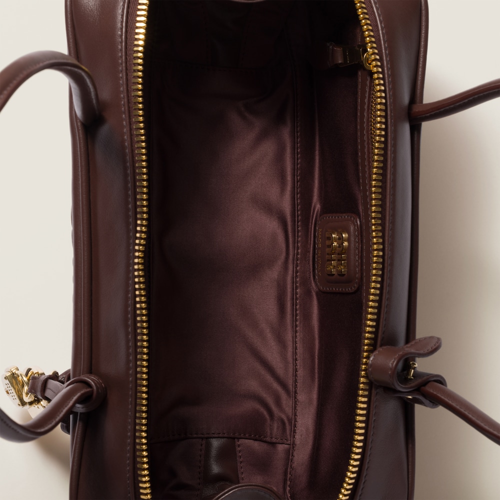 Miu Miu Beau leather bag Briarwood