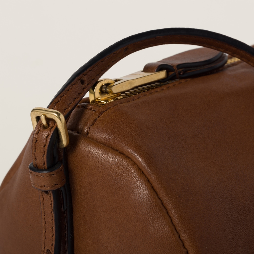 Miu Miu Nappa leather pouch - Oak