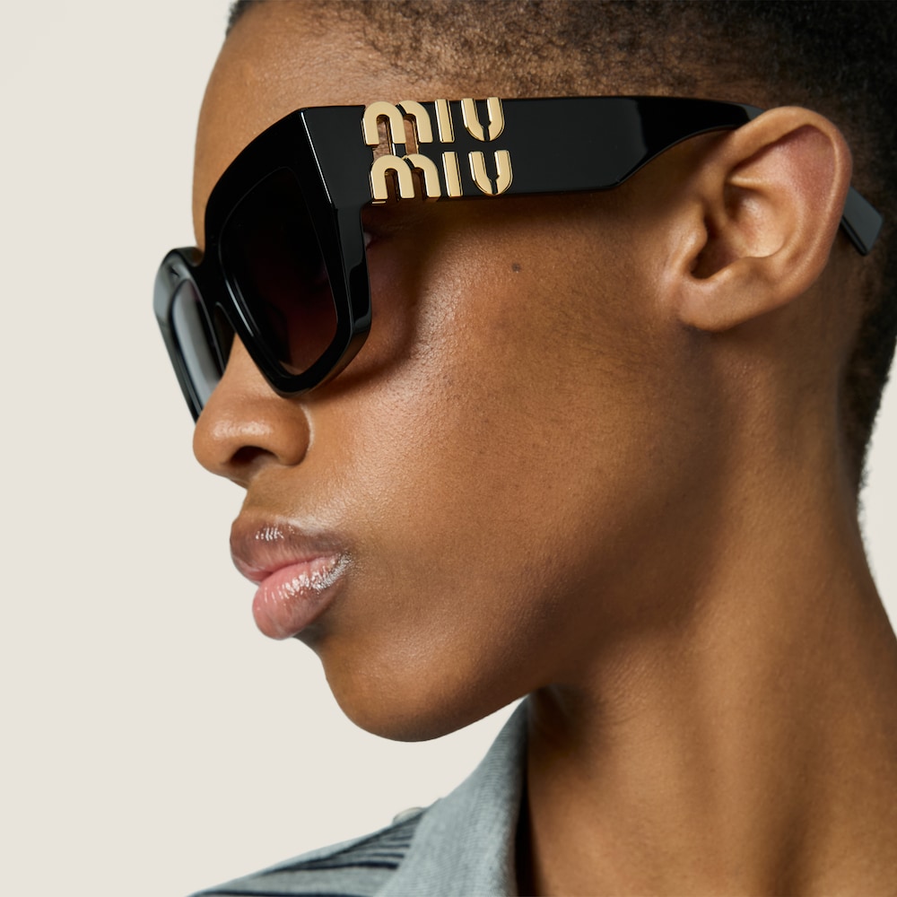 Miu Miu Glimpse sunglasses - Fumé Gray Shaded Lenses