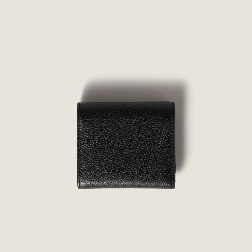 Miu Miu Small leather wallet Black