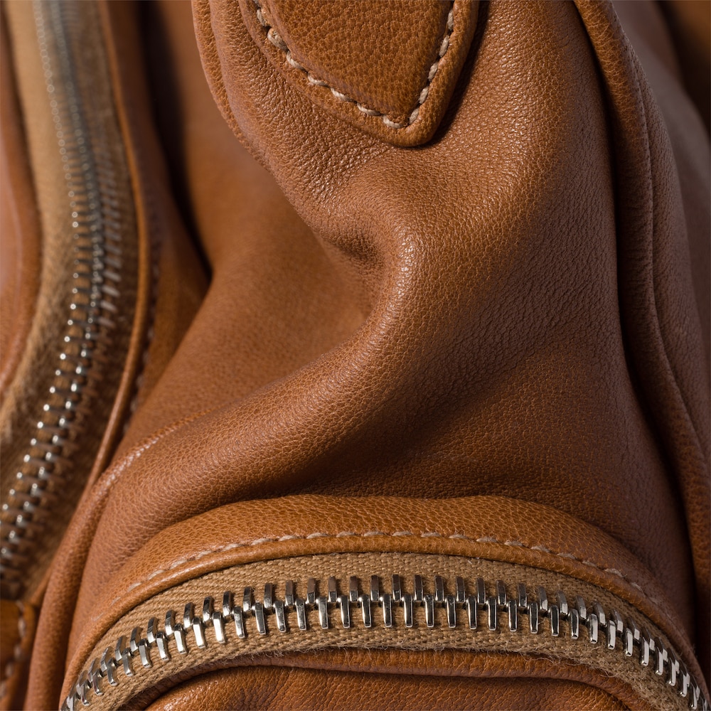 Miu Miu Pocket nappa leather bag Caramel