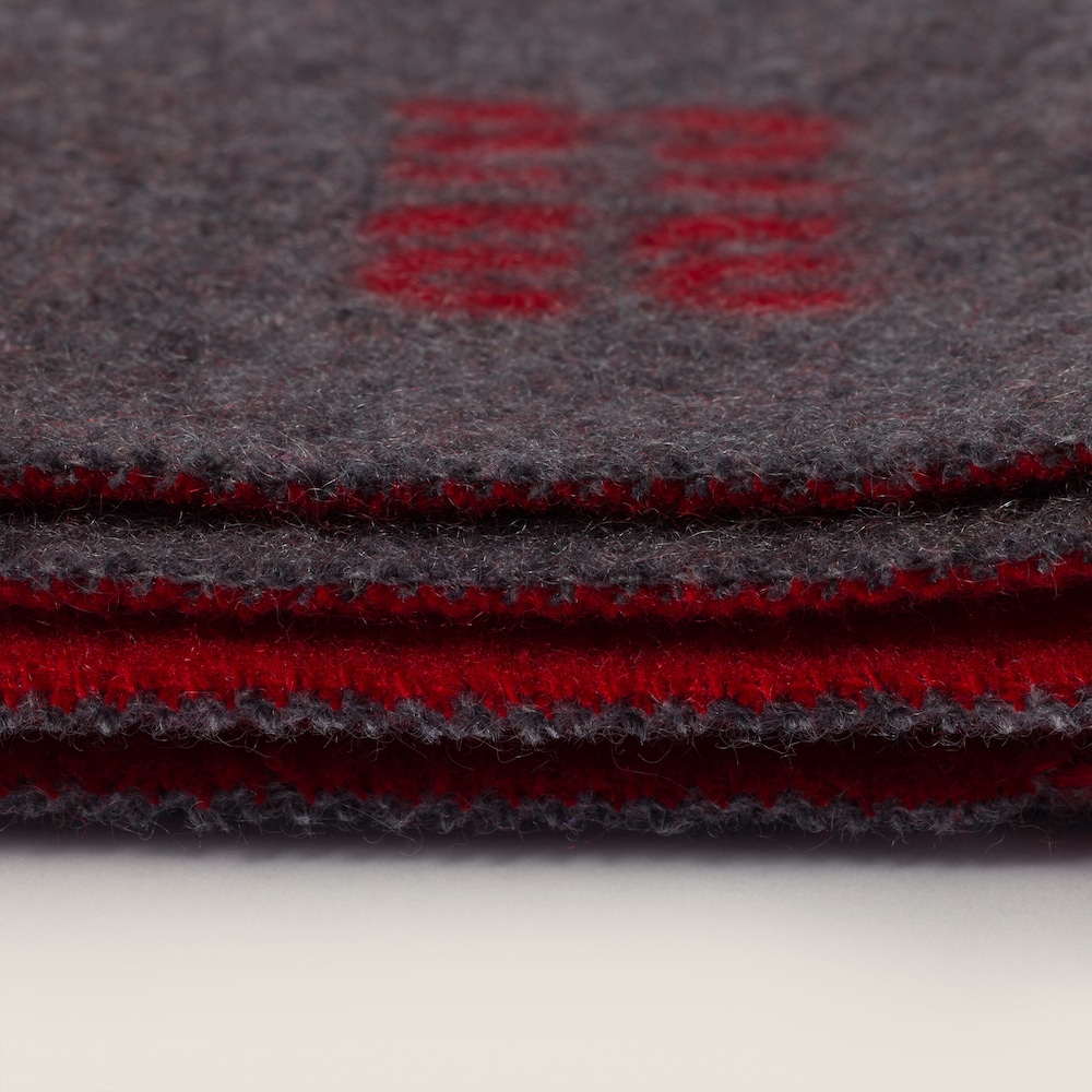 Miu Miu Cashmere scarf - Grey/Red