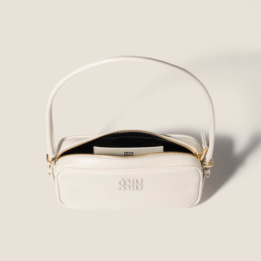 Miu Miu Leather pouch Chalk White