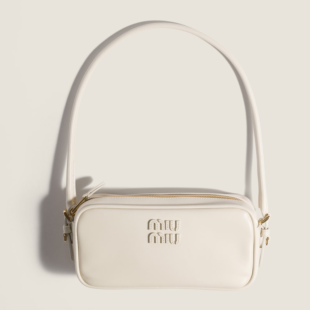 Miu Miu Leather pouch Chalk White