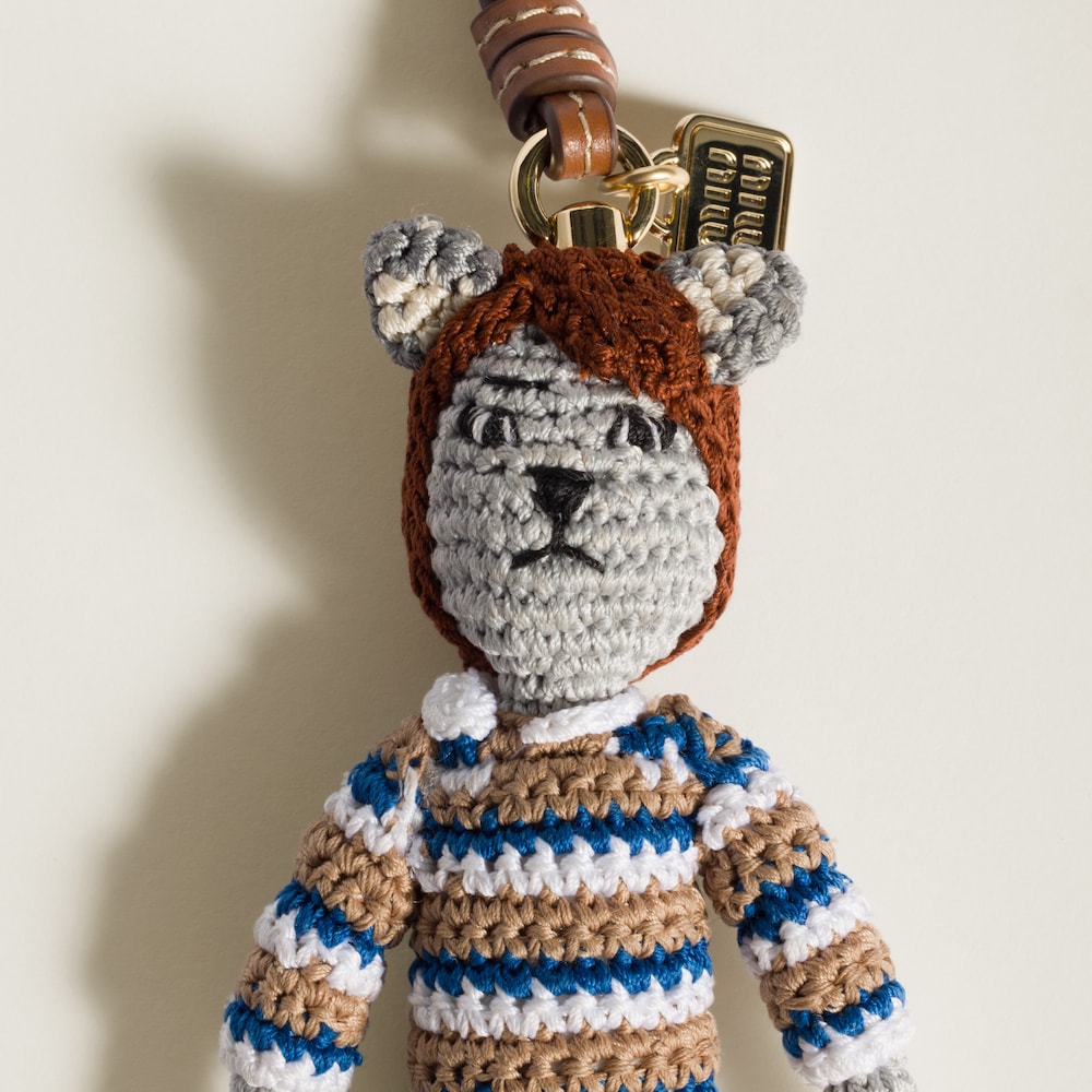 Miu Miu Technical yarn trick - Tan/Gold