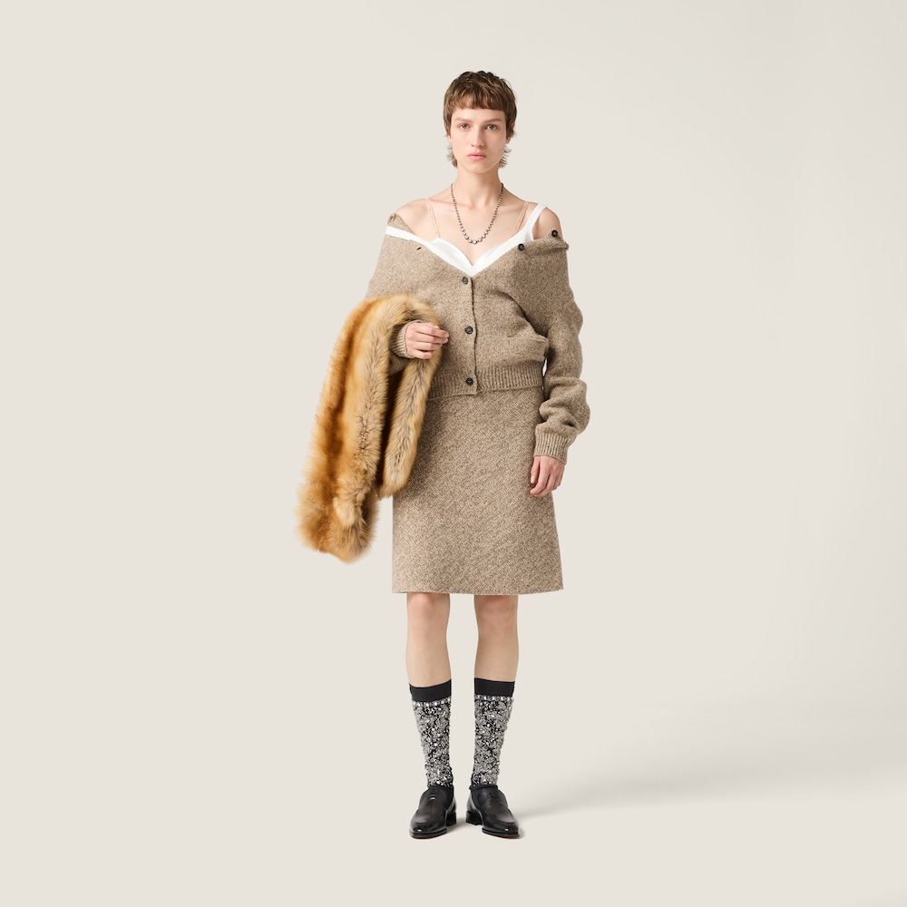 Miu Miu Wool cardigan Cord