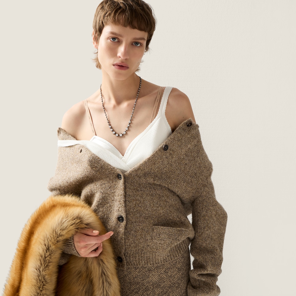 Miu Miu Wool cardigan Cord