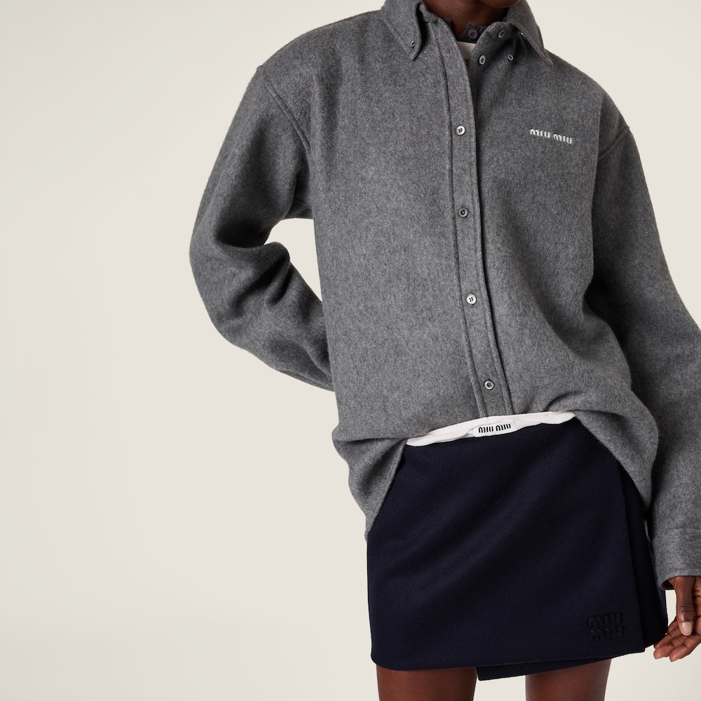 Miu Miu Fleece shirt Grey