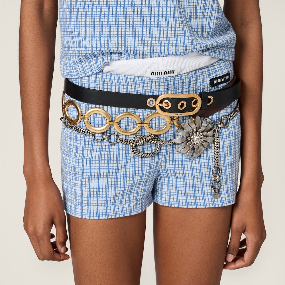 Miu Miu Leather belt - Black