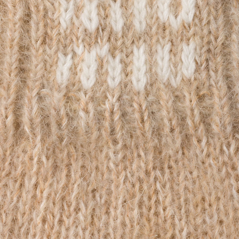 Miu Miu Wool and mohair gloves - Natural