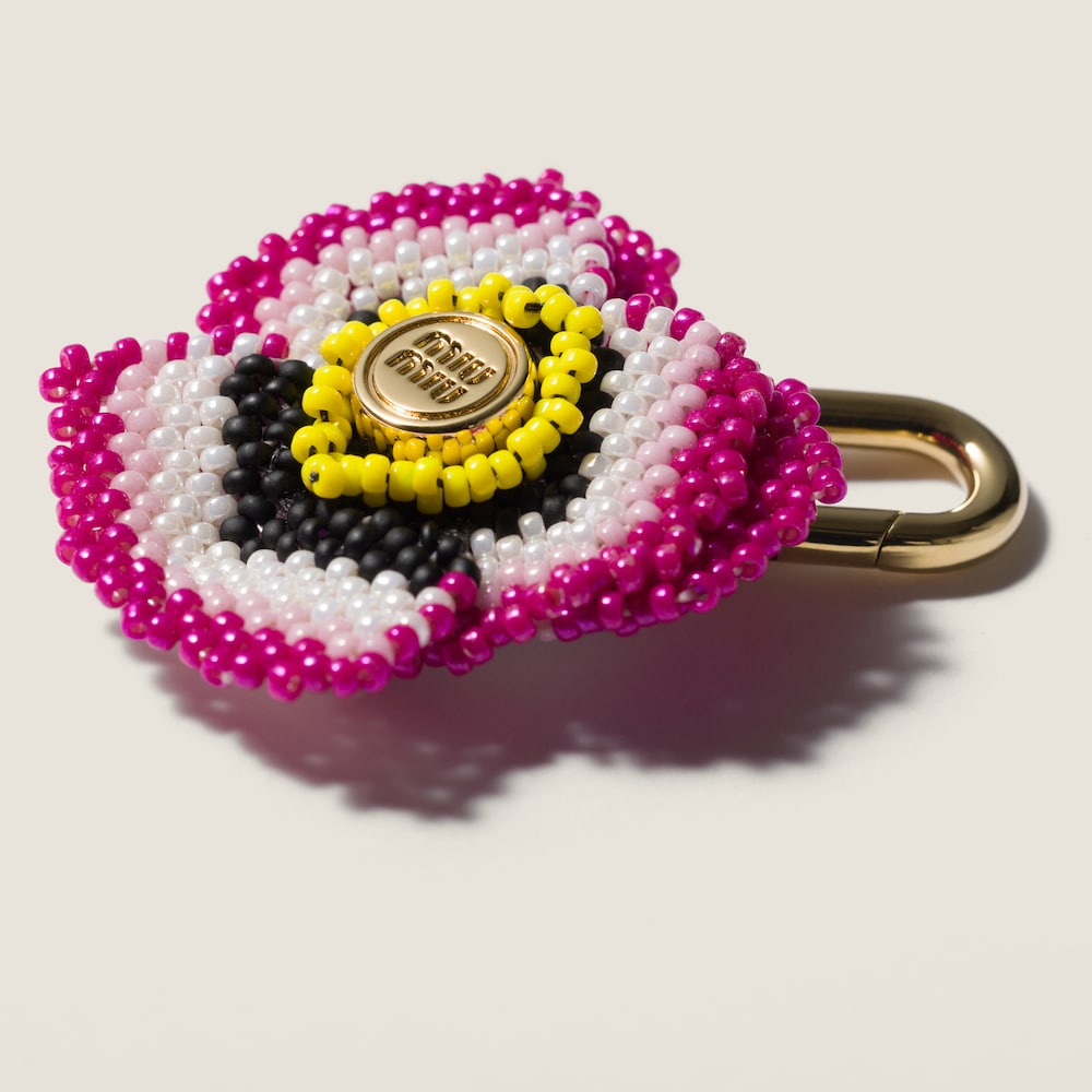 Miu Miu Beads, and metal micro trick - Pink