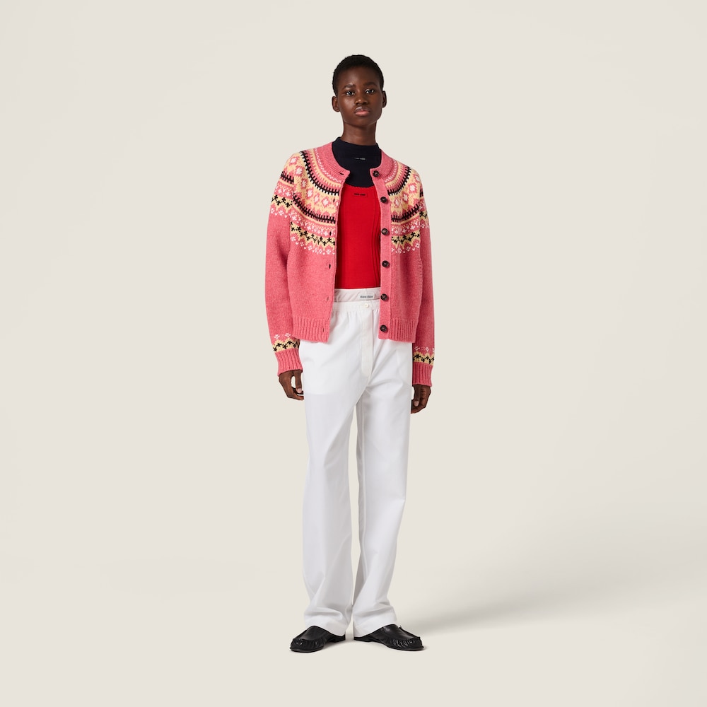 Miu Miu Wool cardigan Pink