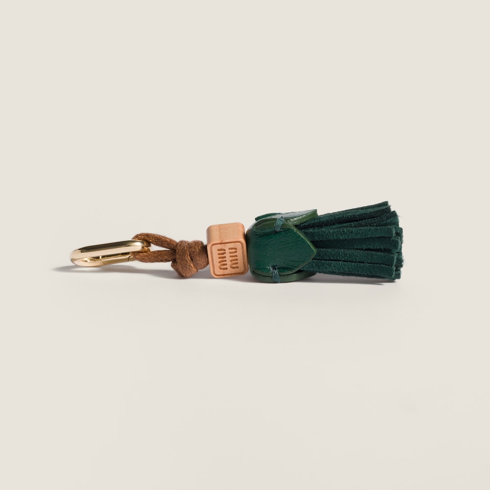 Miu Miu Leather micro trick - Billiard Green