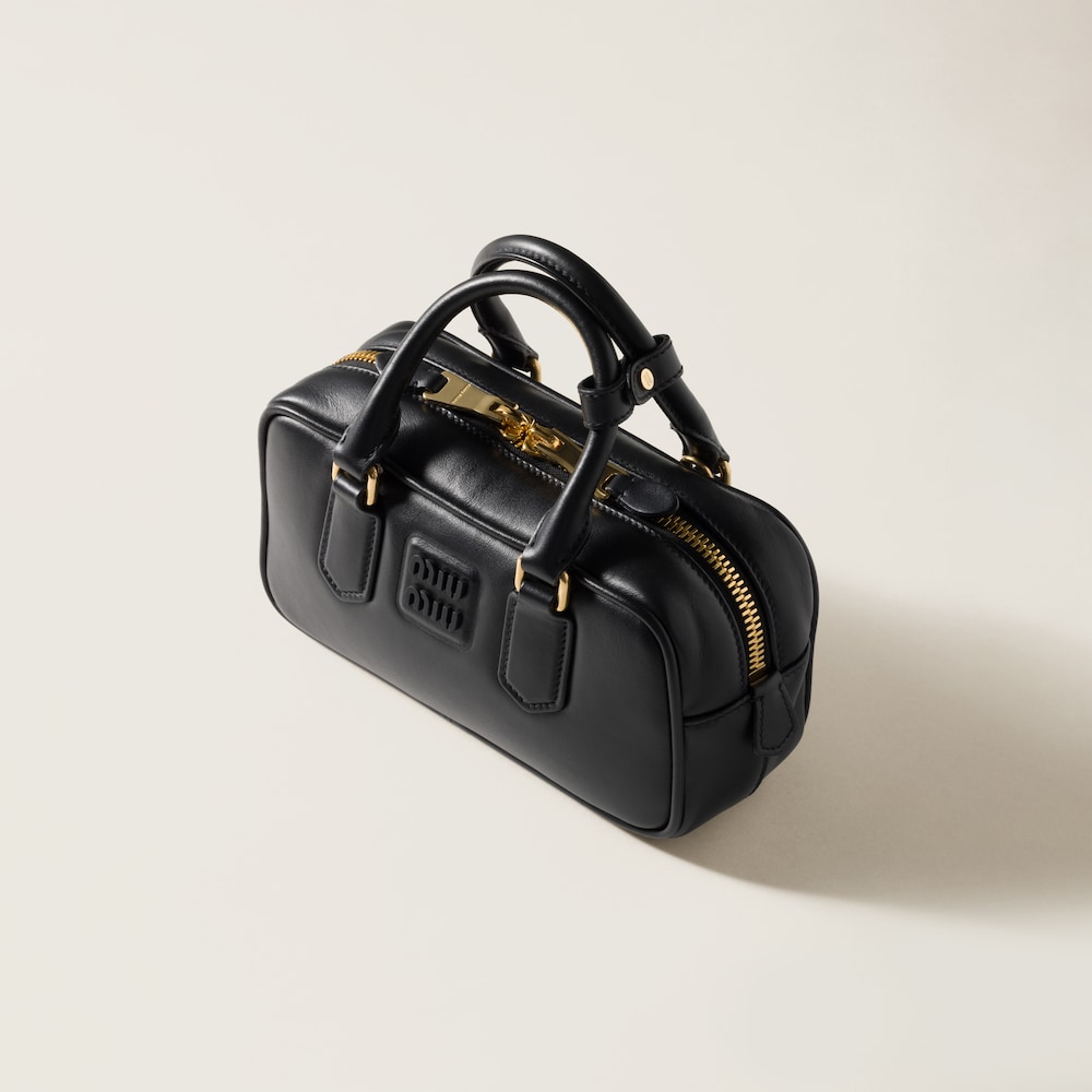 Miu Miu Arcadie leather bag Black