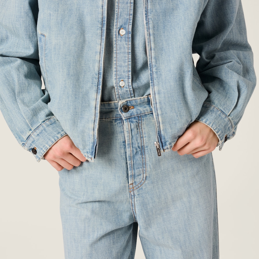 Miu Miu Chambray jeans Light Blue