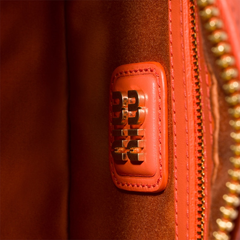 Miu Miu Arcadie leather bag Orange