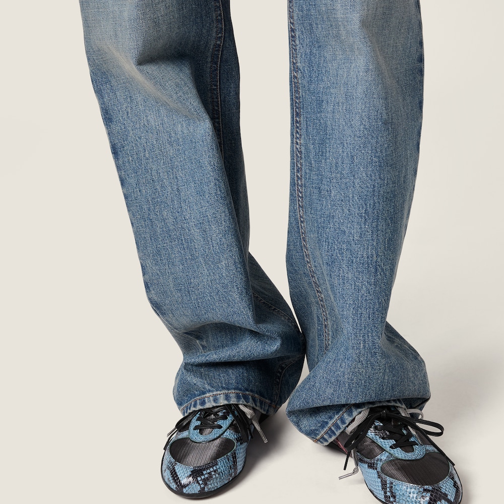 Miu Miu Denim trousers Navy