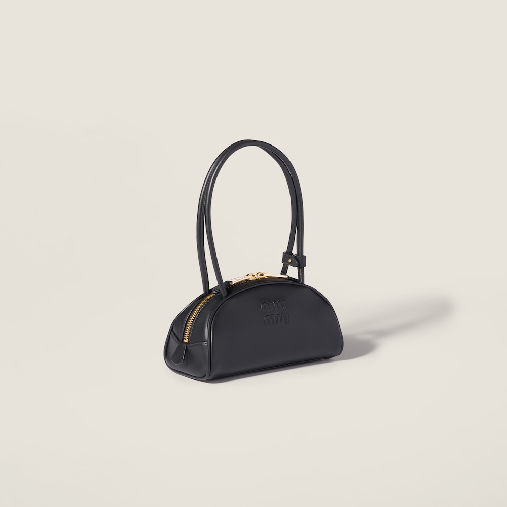 Miu Miu Beau leather bag Black