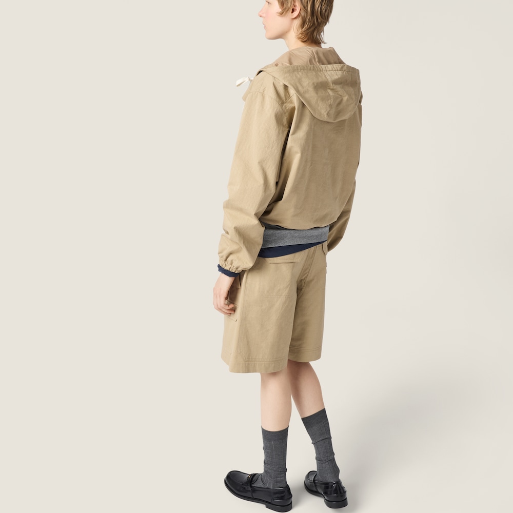 Miu Miu Ripstop blouson jacket Cord