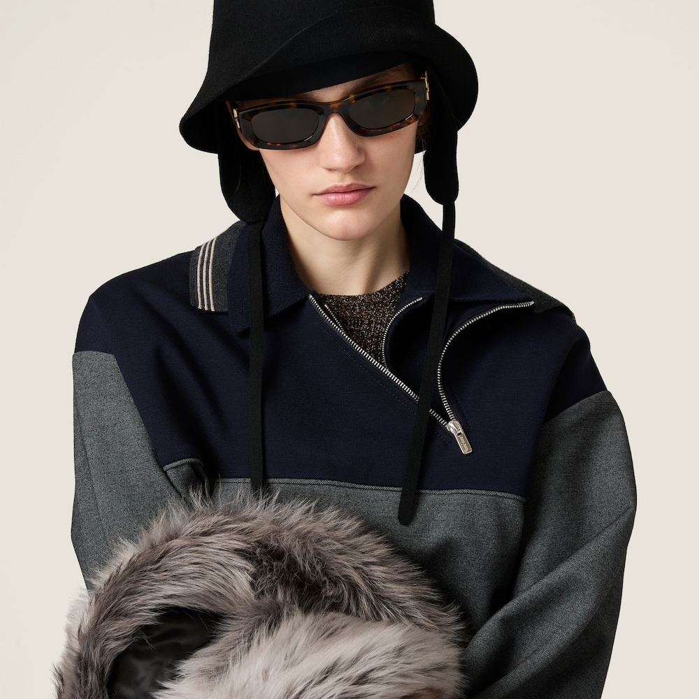 Miu Miu Glimpse sunglasses - Loden Green Lenses