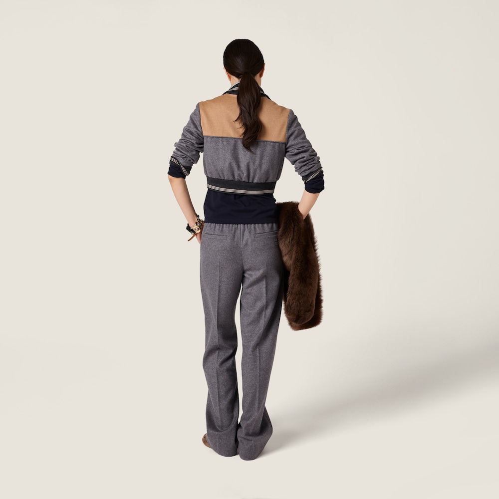 Miu Miu Velour joggers Grey