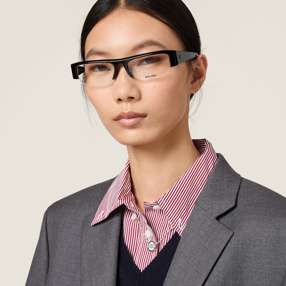 Miu Miu Metal necklace White