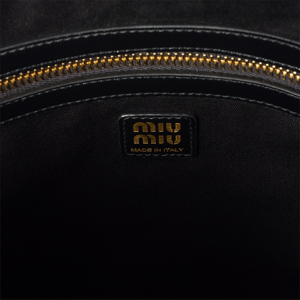 Miu Miu Ivy leather bag Black
