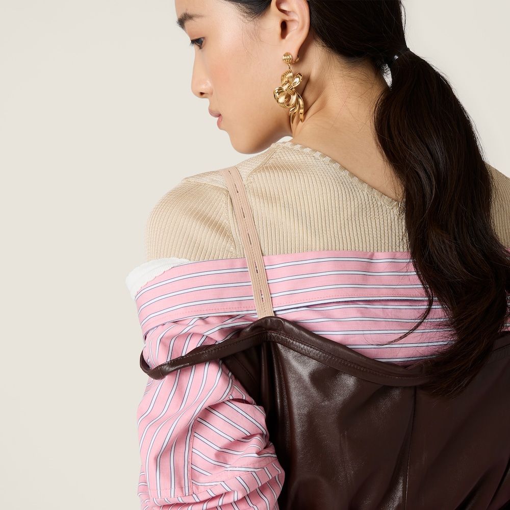 Miu Miu Nappa leather dress Sienna