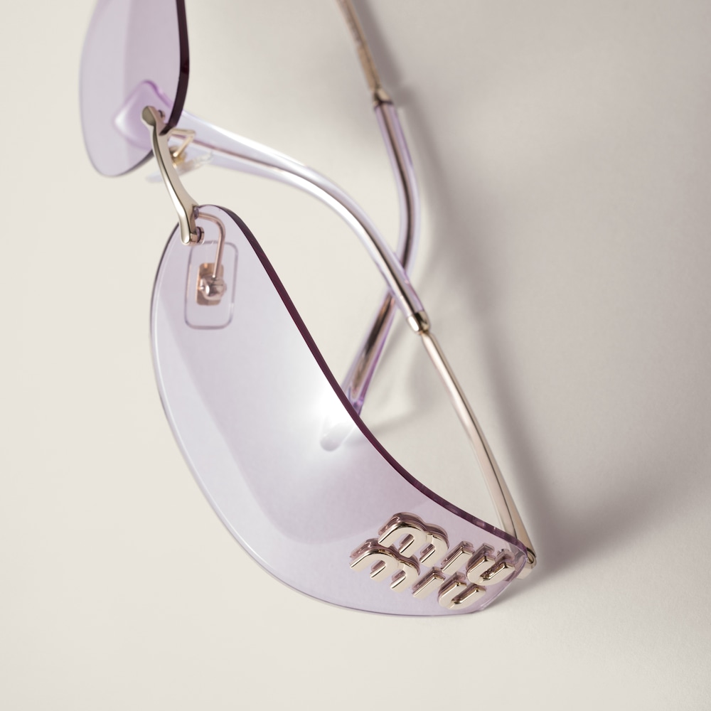 Miu Miu Aube sunglasses - Light pink lenses