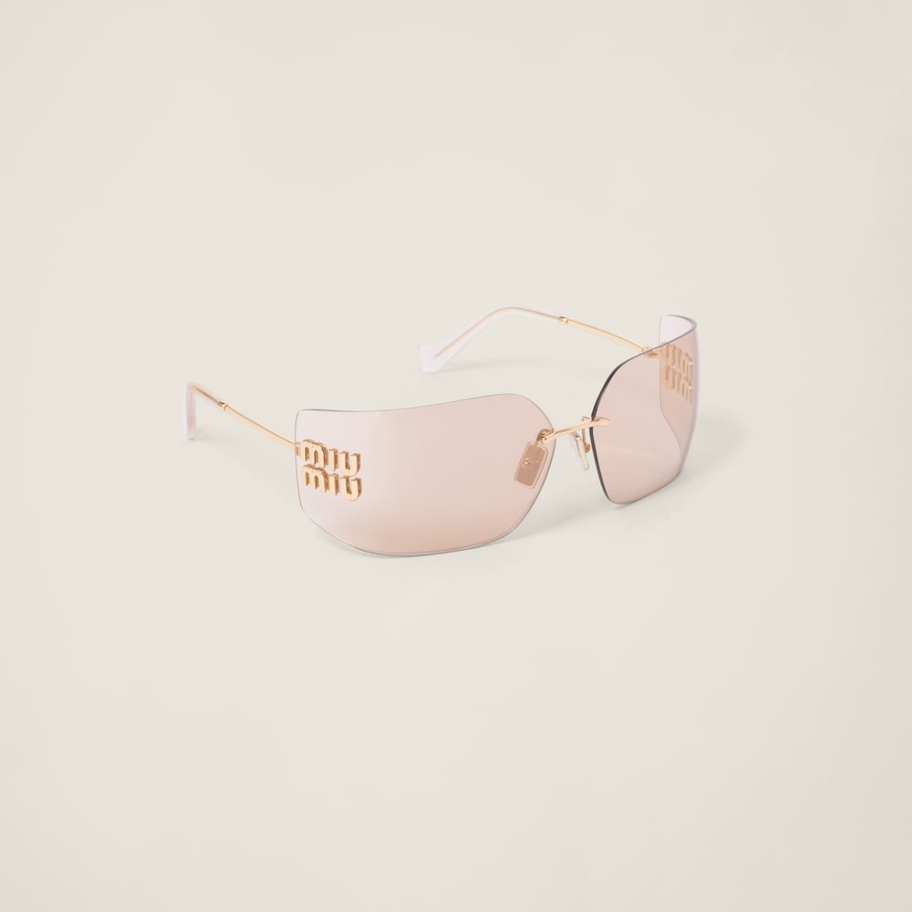 Miu Miu Aube sunglasses - Rose gold lenses