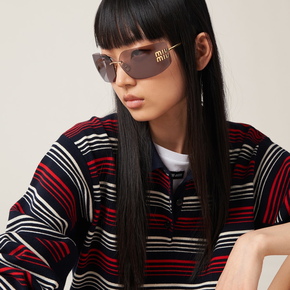 Miu Miu Aube sunglasses - Mauve Lenses