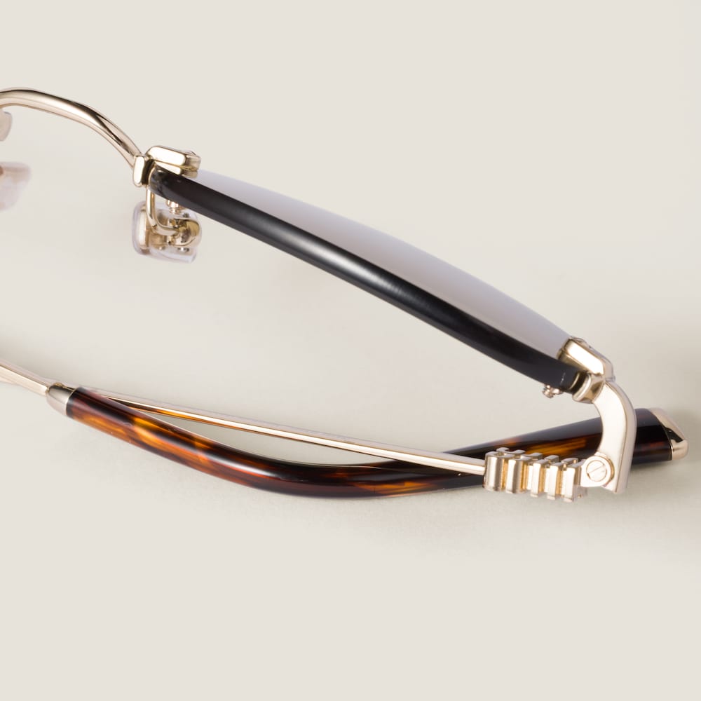 Miu Miu Logo sunglasses - Camomile Lenses